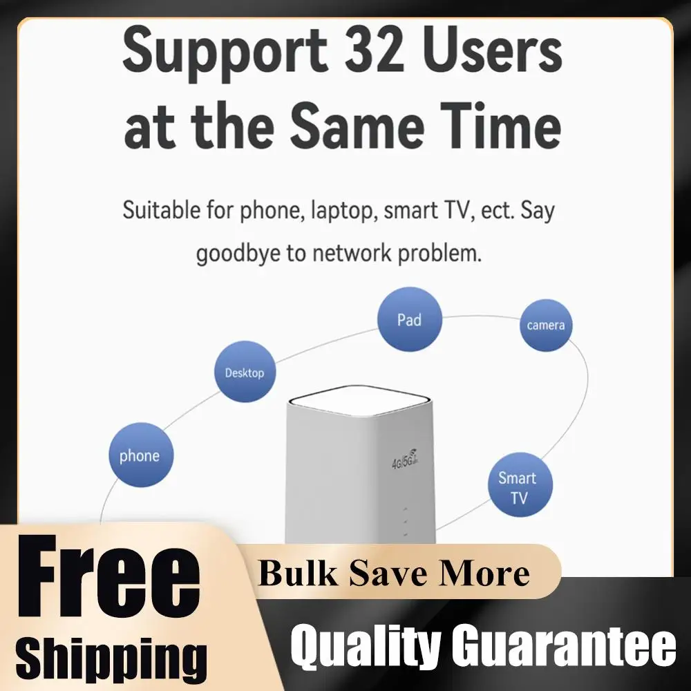 4G LTE WiFi Router 300Mbps Wireless Modem 3 RJ45 with SIM Card Slot Wide Coverage Internal Antenna for Indoor Outdoor
4G LTE WiFi Router 300Mbps Wireless Modem 3 RJ45 with SIM Card Slot Wide Coverage Internal Antenna for Indoor Outdoor