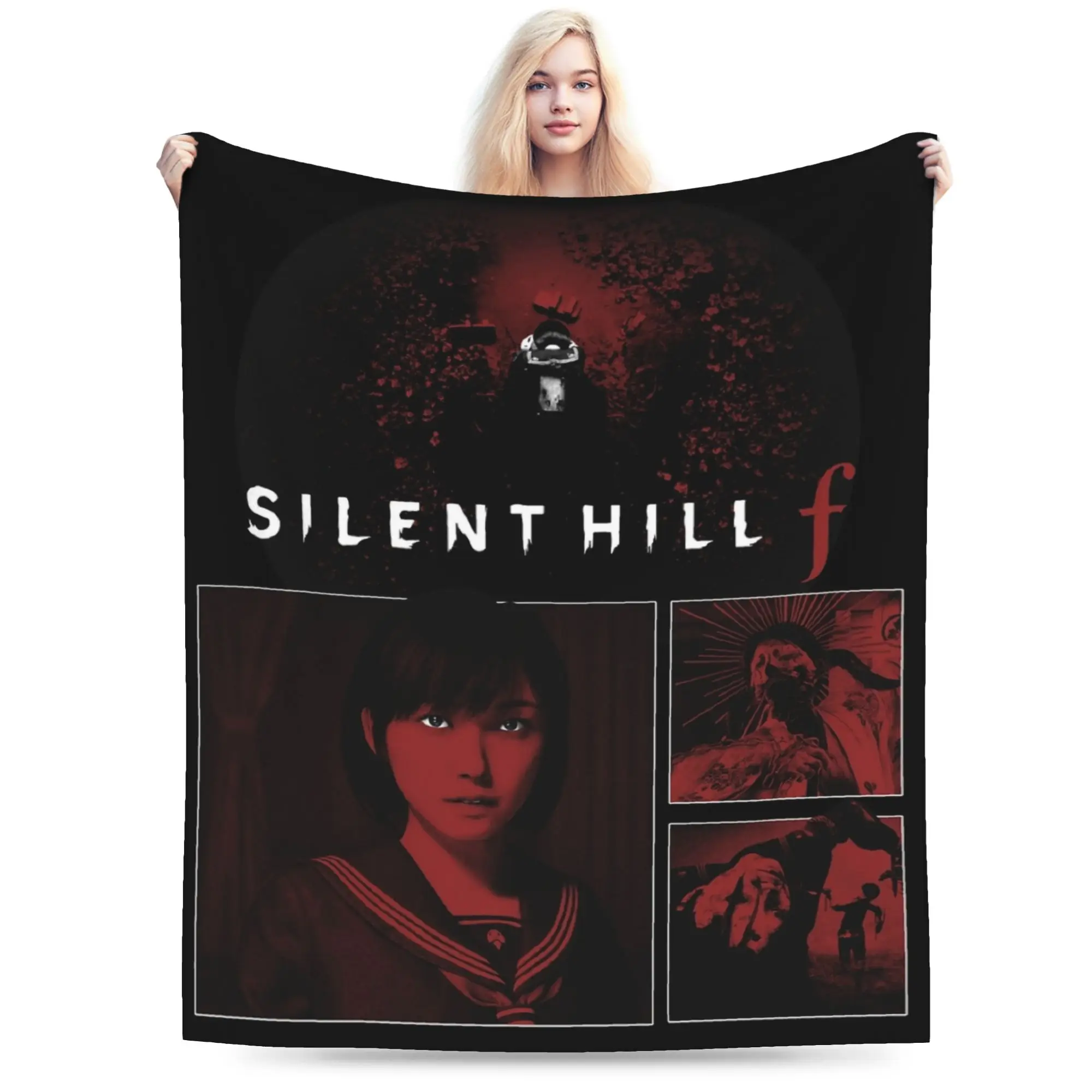 Silent Hill F Game Hinako Blanket Velvet Spring/Autumn Multi-function Soft Throw Blankets for Bed Travel Quilt
Silent Hill F Game Hinako Blanket Velvet Spring/Autumn Multi-function Soft Throw Blankets for Bed Travel Quilt