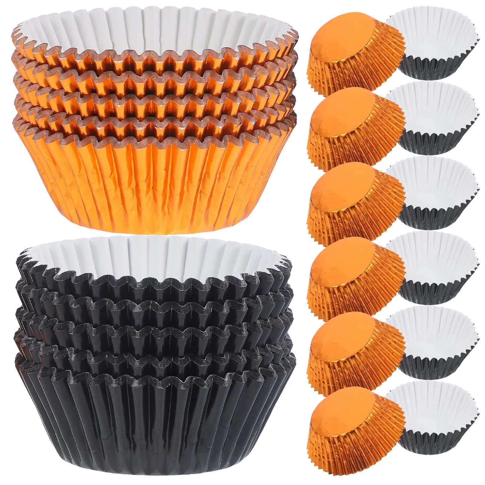 200pcs Baking Paper Liners Decorative Muffin Cups for Cupcakes Muffins Black Foil Cake Holders Dessert Cases
200pcs Baking Paper Liners Decorative Muffin Cups for Cupcakes Muffins Black Foil Cake Holders Dessert Cases