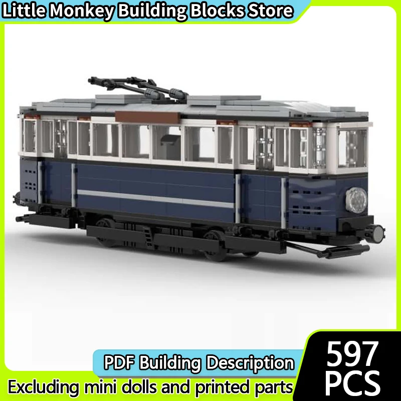 City Car Model MOC Building Bricks Vintage Blue Tram Motorcar Modular Technology Children Holiday Gifts Assemble Toys Suit
City Car Model MOC Building Bricks Vintage Blue Tram Motorcar Modular Technology Children Holiday Gifts Assemble Toys Suit