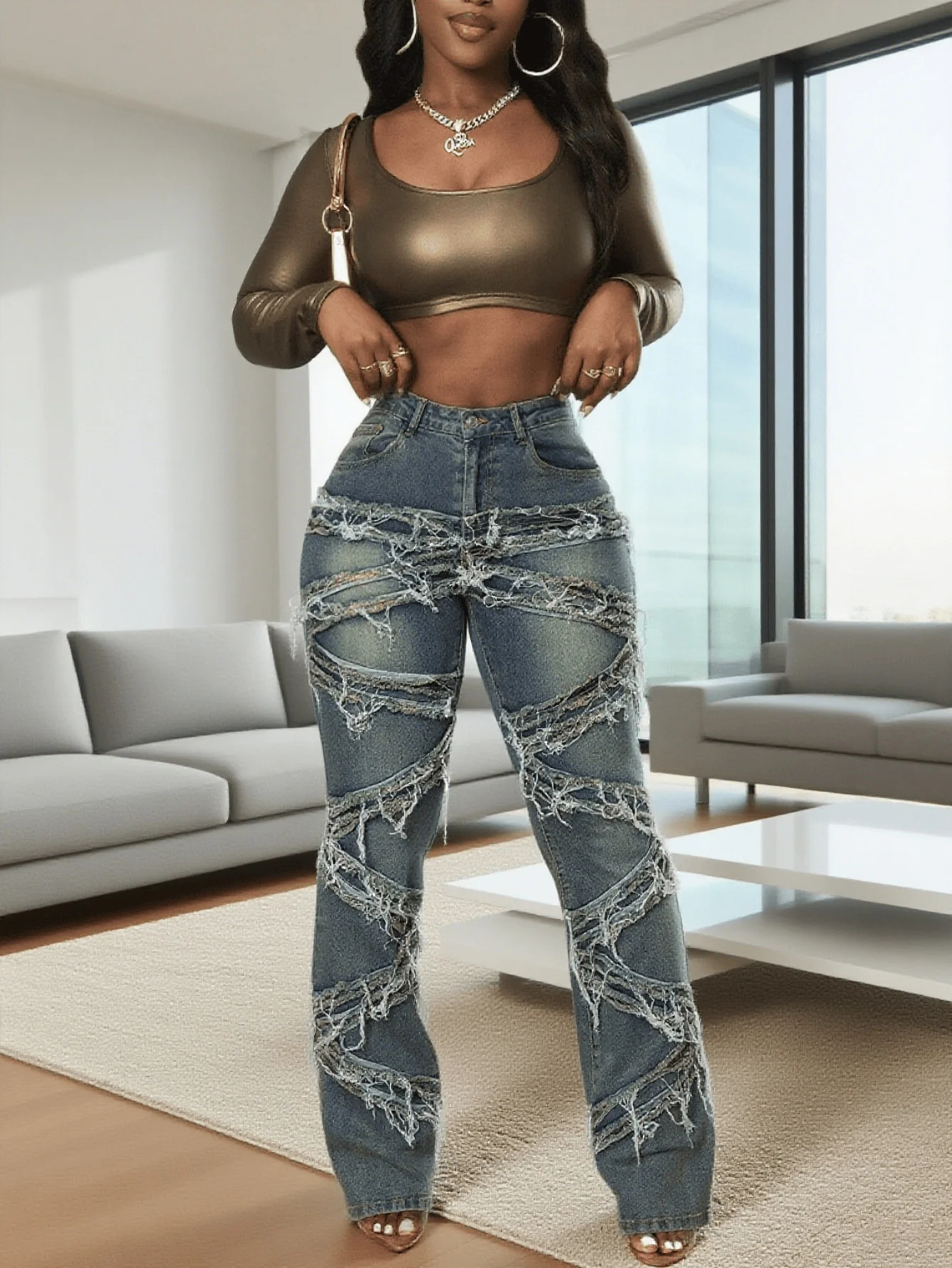 Джинсы Bootcut большого размера, женские субстанционные, значимые, достаточные, положительные, копия, цифры, тонкие, легкие, легкие, стройные, тонкие
Джинсы Bootcut большого размера, женские субстанционные, значимые, достаточные, положительные, копия, цифры, тонкие, легкие, легкие, стройные, тонкие