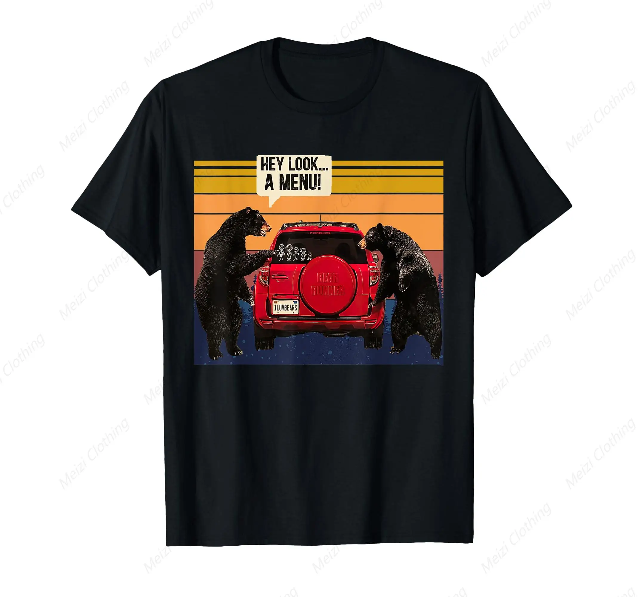 Hey Look A Menu Camping Car Printed Shirt Retro Fun Bear T-shirt Cotton Comfortable
Hey Look A Menu Camping Car Printed Shirt Retro Fun Bear T-shirt Cotton Comfortable