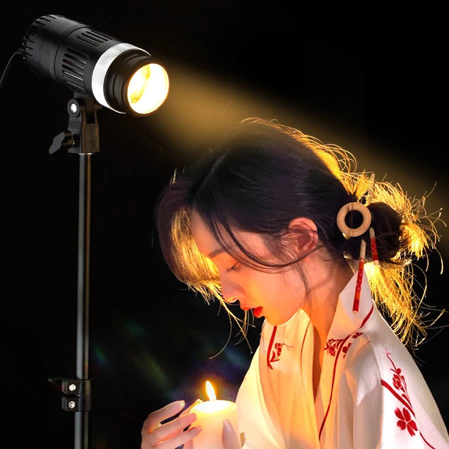 LED Spotlight Studio Video Light 6500K Brightness COB Photography Lighting for Live Streaming Portrait Product Professional
LED Spotlight Studio Video Light 6500K Brightness COB Photography Lighting for Live Streaming Portrait Product Professional