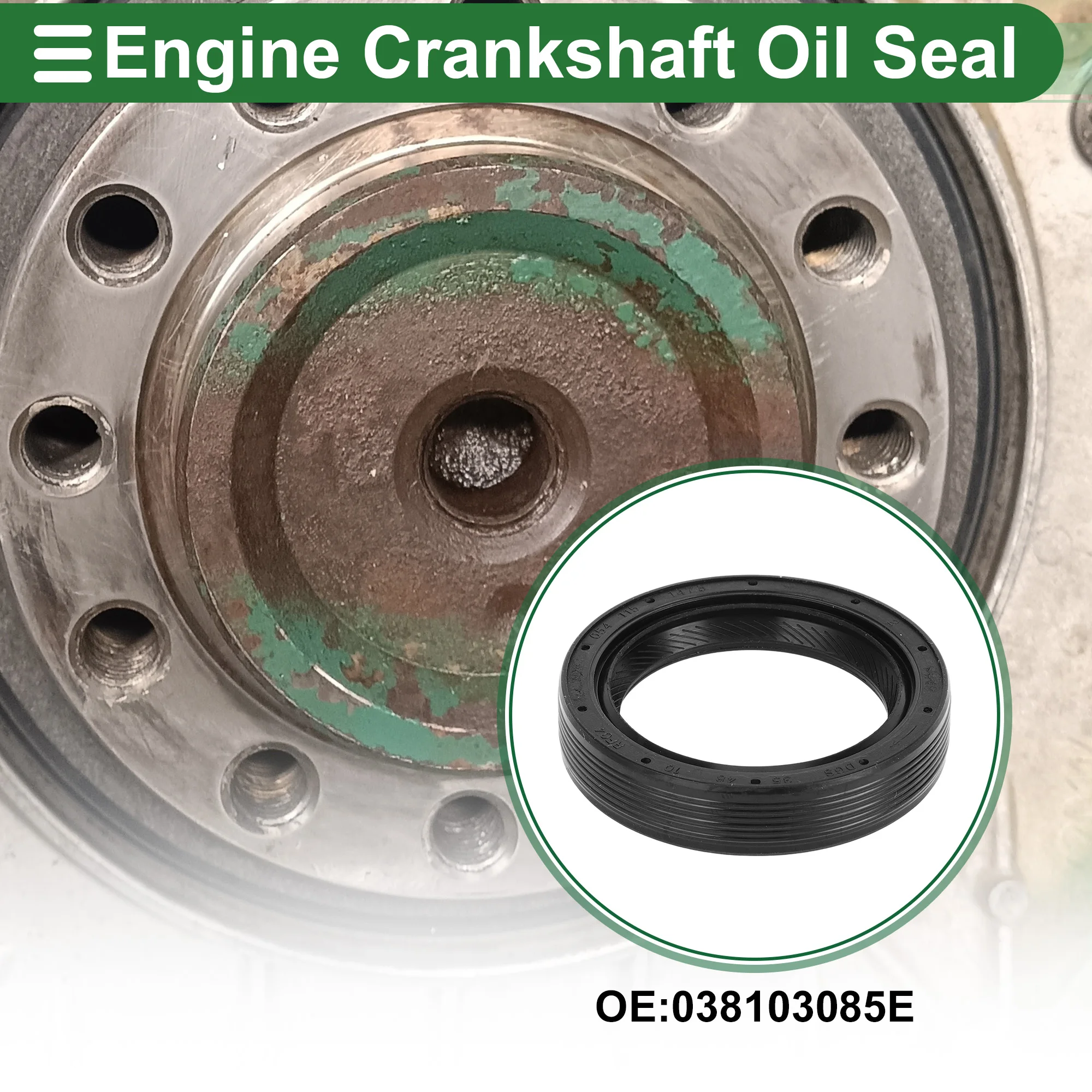 UXCELL 1 Pc Front Crankshaft Oil Seal for VOLKSWAGEN GOLF 2012-2019 No.038103085E
UXCELL 1 Pc Front Crankshaft Oil Seal for VOLKSWAGEN GOLF 2012-2019 No.038103085E