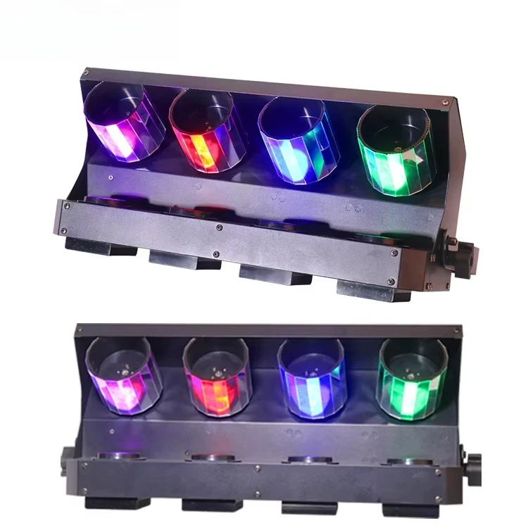 RGBW 4 in 1 Entertainment Centers LED Quad Barrel Mirrors Zipper Roller Beam Scanner Light
RGBW 4 in 1 Entertainment Centers LED Quad Barrel Mirrors Zipper Roller Beam Scanner Light