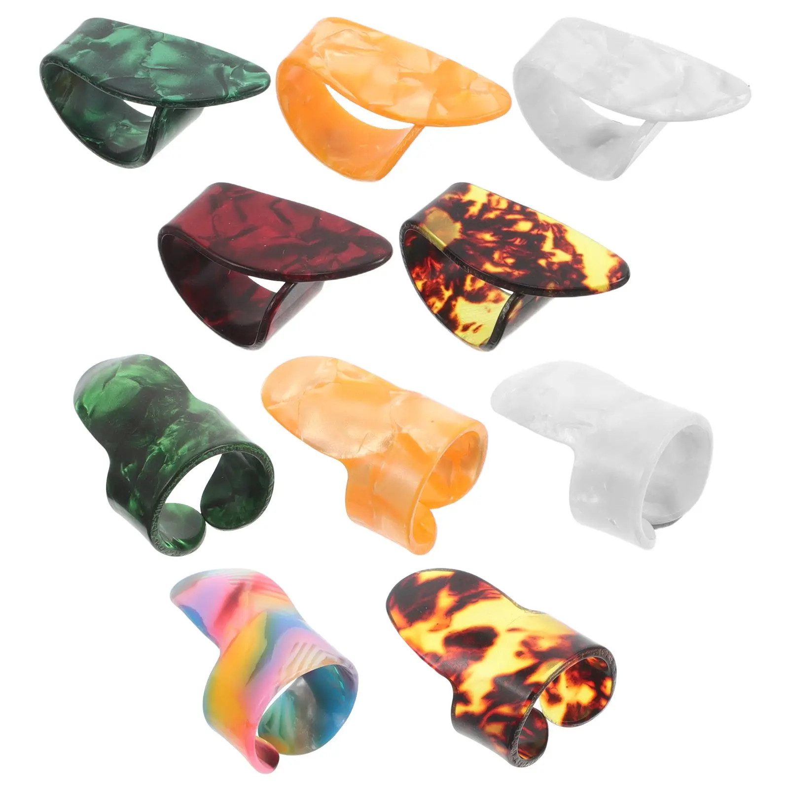 10 Pcs Guitar Finger Stall Pick Medium Picks Thumb Guard Mandolin Fingerstyle Plectrums Bass Protectors
10 Pcs Guitar Finger Stall Pick Medium Picks Thumb Guard Mandolin Fingerstyle Plectrums Bass Protectors