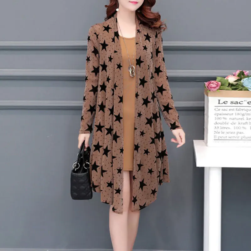 Стильная женская блузка с принтом звезд, свободного кроя, с асимметричным подолом, летняя, тонкая, повседневная, с длинным рукавом, миди-рубашка
Стильная женская блузка с принтом звезд, свободного кроя, с асимметричным подолом, летняя, тонкая, повседневная, с длинным рукавом, миди-рубашка