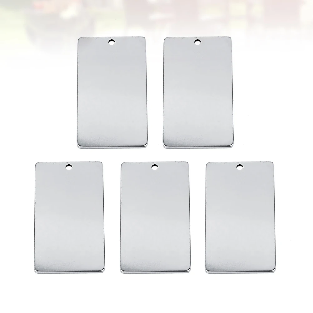 10 PCS Stainless Steel Pendant Jewelry Making Pendants Rectangle DIY Charms Silver
10 PCS Stainless Steel Pendant Jewelry Making Pendants Rectangle DIY Charms Silver