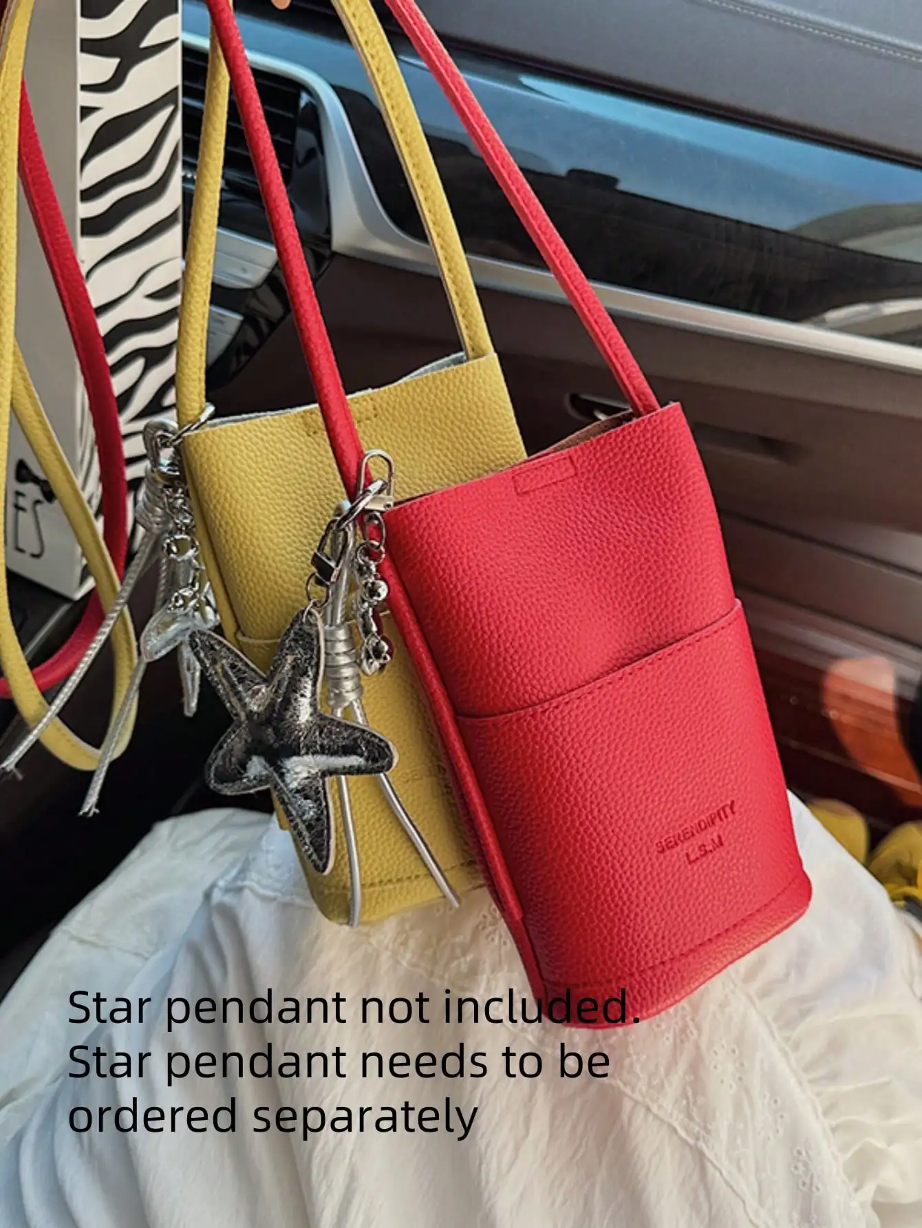 FRIFUL Women's Simple Solid Color Versatile Portable Shoulder Crossbody Bag, Large Capacity Design, Suitable For Women's Work, Commuting, Business Travel, Shopping, Travel Carry-On, Also Can Be Given As A Gift To Girlfriends (Star Pendant Not Included, St
FRIFUL Women's Simple Solid Color Versatile Portable Shoulder Crossbody Bag, Large Capacity Design, Suitable For Women's Work, Commuting, Business Travel, Shopping, Travel Carry-On, Also Can Be Given As A Gift To Girlfriends (Star Pendant Not Included, St