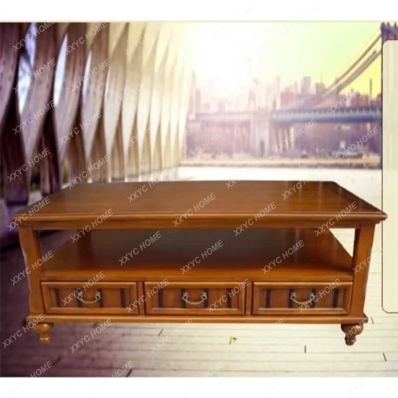 Q solid wood coffee table antique storage coffee table
Q solid wood coffee table antique storage coffee table
