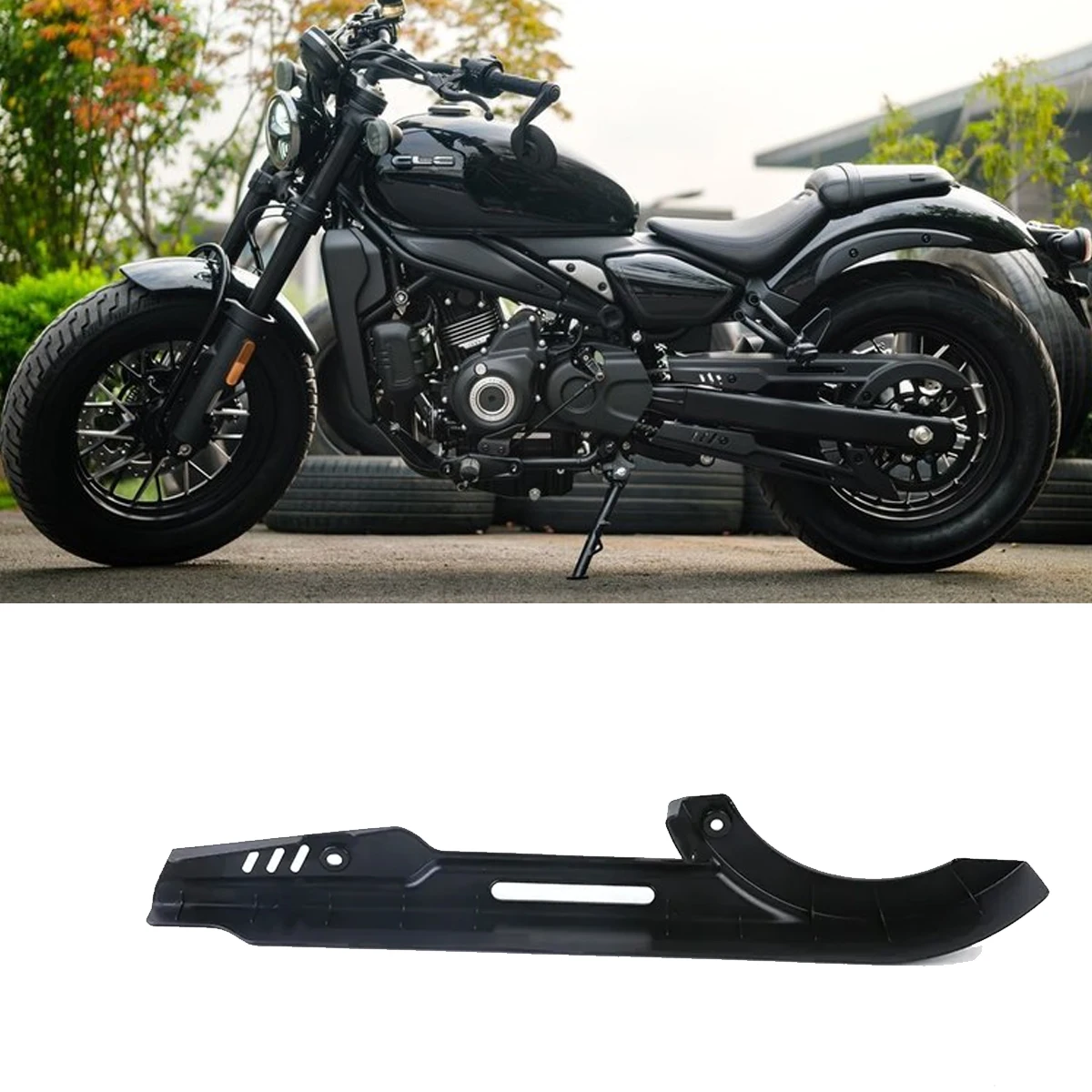 Retro Belt Upper and Lower Cover CF400-10 Small Chain Wheel Cover Suitable for CFMOTO Motorcycle Original Accessories 450CLC
Retro Belt Upper and Lower Cover CF400-10 Small Chain Wheel Cover Suitable for CFMOTO Motorcycle Original Accessories 450CLC
