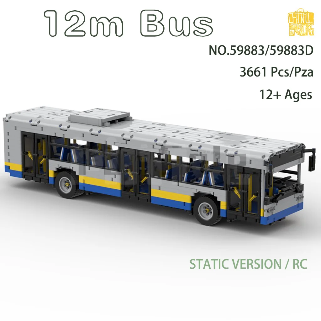 Модель автобуса MOC 59883 12 м с PDF-рисунком, строительные блоки, кирпичи, детские развивающие игрушки «сделай сам», подарки на день рождения и Рождество
Модель автобуса MOC 59883 12 м с PDF-рисунком, строительные блоки, кирпичи, детские развивающие игрушки «сделай сам», подарки на день рождения и Рождество