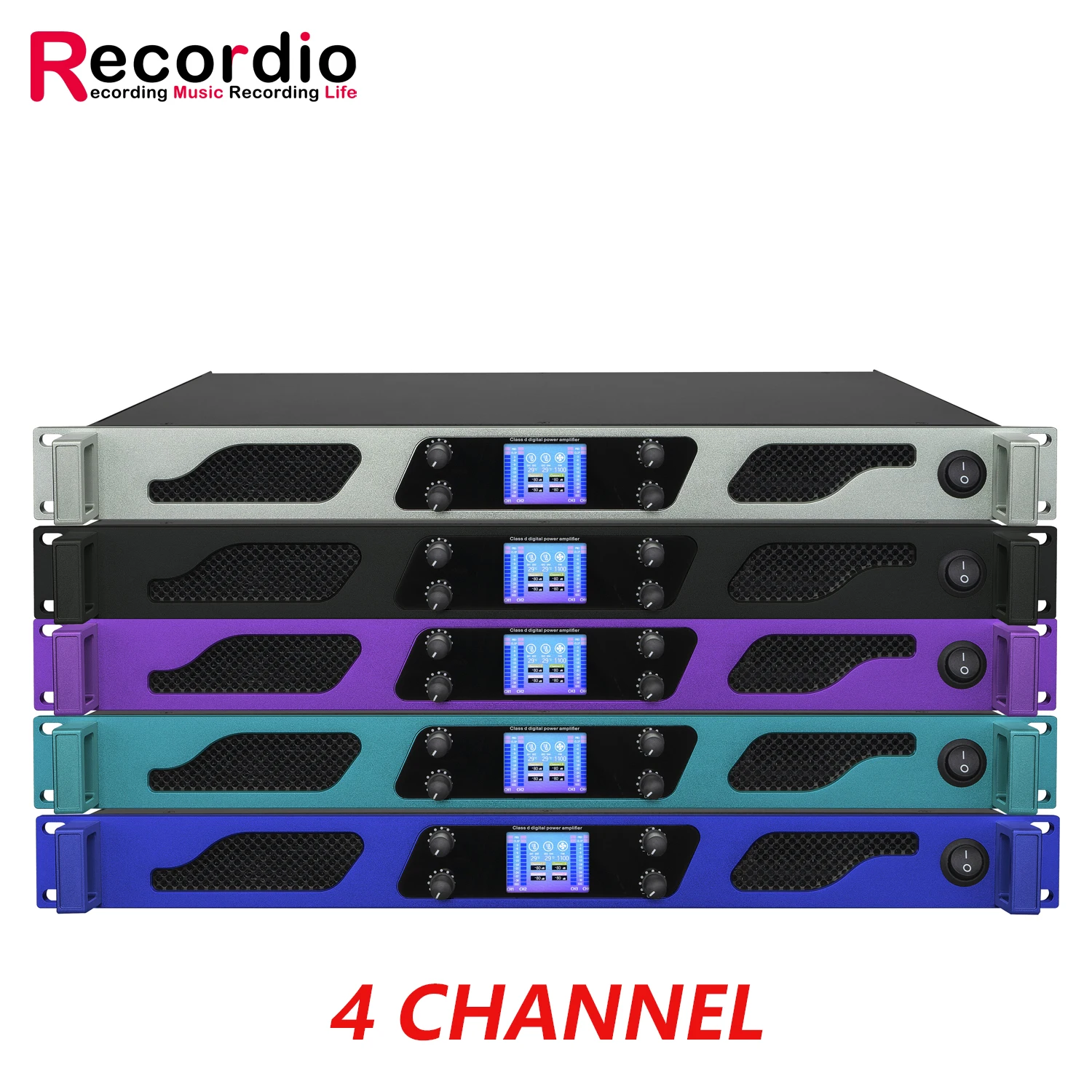 GAP-DC4000 4-канальный усилитель мощности класса D с большим ЖК-дисплеем Pro усилитель для монтажа в стойку
GAP-DC4000 4-канальный усилитель мощности класса D с большим ЖК-дисплеем Pro усилитель для монтажа в стойку