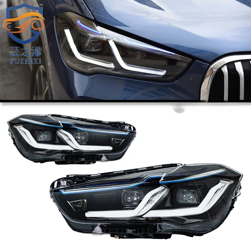 For 2016-2019 BMW X1 headlight assembly F48F49 retrofit with daytime running lights, sequential turn signals, and LED headlights
For 2016-2019 BMW X1 headlight assembly F48F49 retrofit with daytime running lights, sequential turn signals, and LED headlights