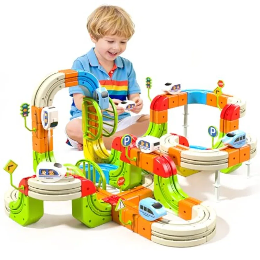 Electric Train Set for:242Pcs DIY Cube Track Blocks with Traffic Signs, Gravity-Defying Motorized Tracks, STEM Learning Toy for
Electric Train Set for:242Pcs DIY Cube Track Blocks with Traffic Signs, Gravity-Defying Motorized Tracks, STEM Learning Toy for