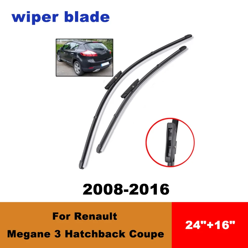 For Renault Megane 3 Hatchback Coupe 08-16 car front wiper blades silent wiper blades soft rubber windshield wipers accessories
For Renault Megane 3 Hatchback Coupe 08-16 car front wiper blades silent wiper blades soft rubber windshield wipers accessories