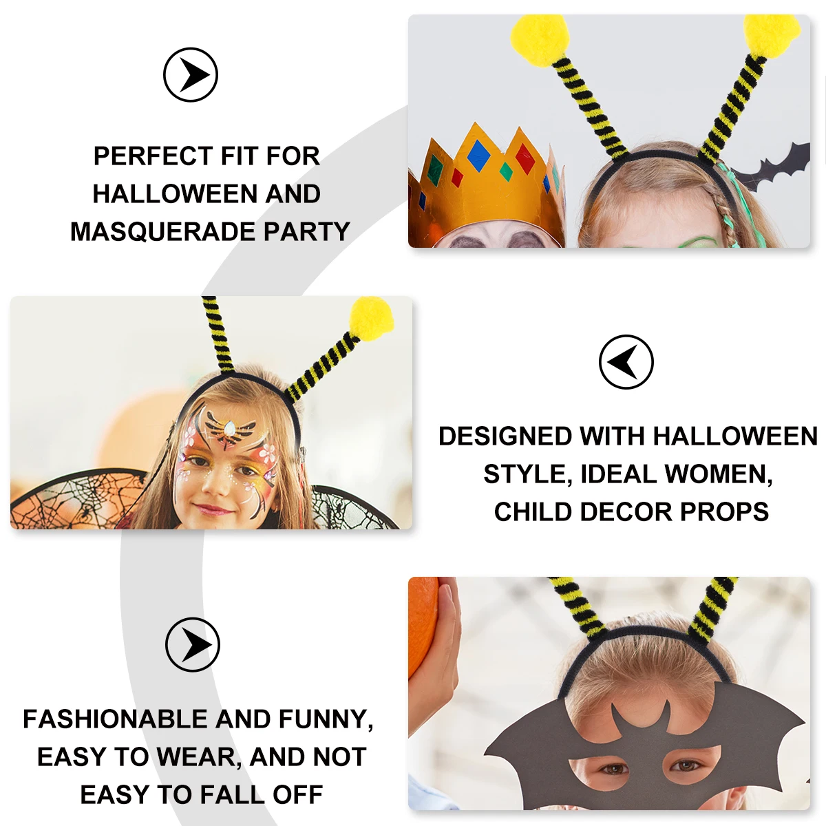 12pcs Headband Antenna Hair Hoop Women Girl Halloween Costume Hair For Women Party Accessories Lightweight Comfortable
12pcs Headband Antenna Hair Hoop Women Girl Halloween Costume Hair For Women Party Accessories Lightweight Comfortable