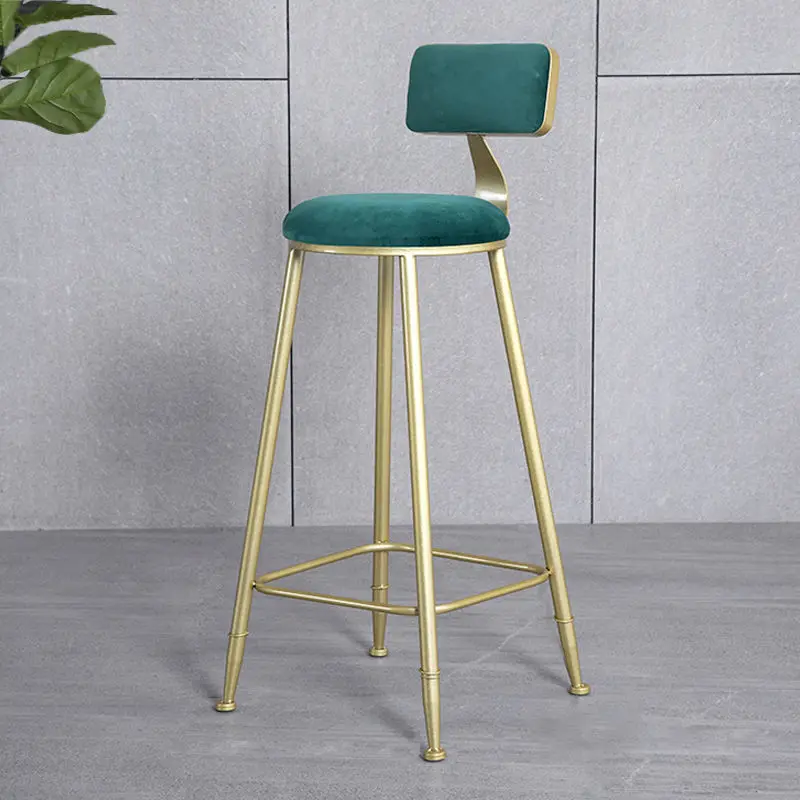 Nordic Bar Chair Creative Dining Table Golden Iron Designer Backrest High Stool Simple Modern Minimalist Home Hotel High Stools
Nordic Bar Chair Creative Dining Table Golden Iron Designer Backrest High Stool Simple Modern Minimalist Home Hotel High Stools