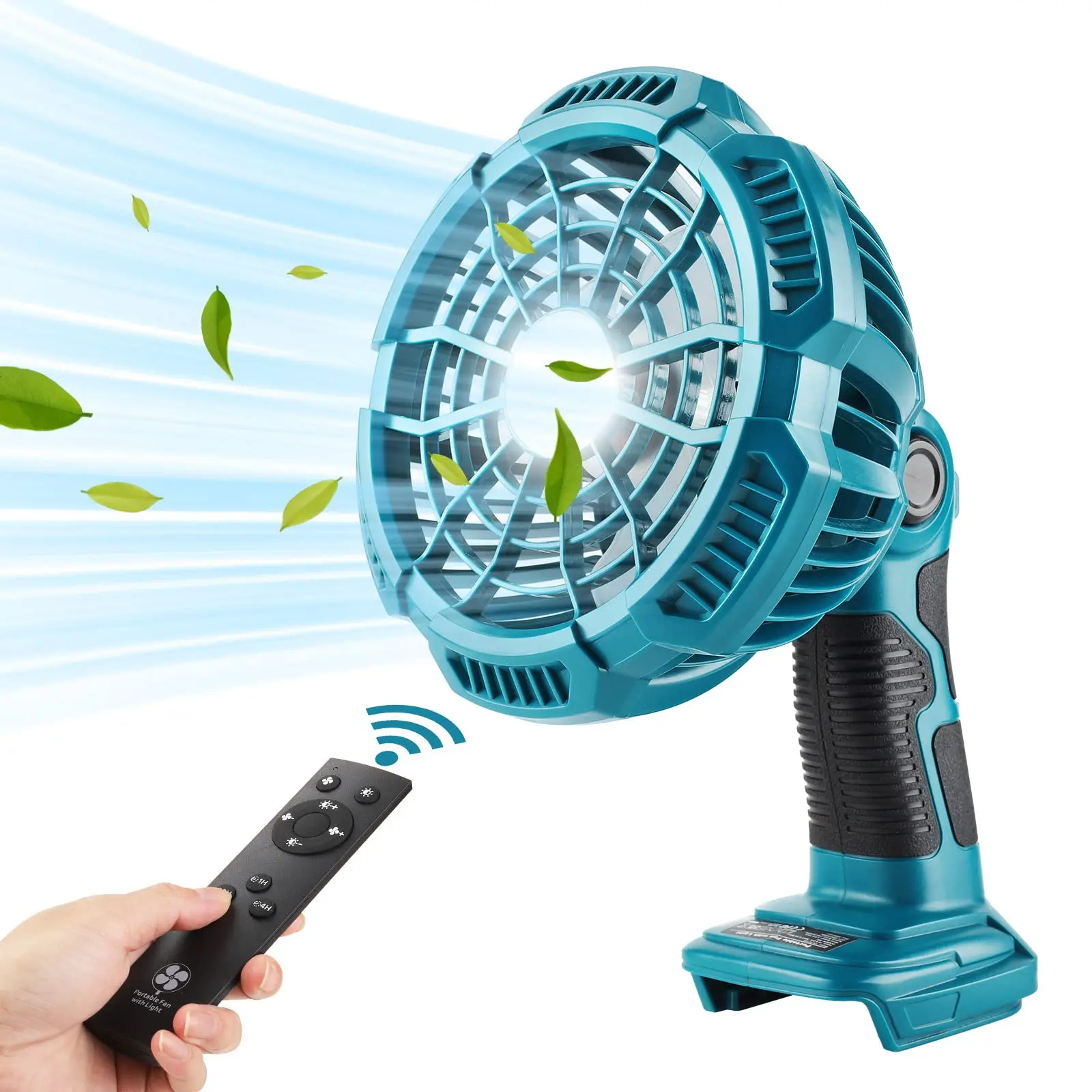 FC104 Portable Fan for Makita 18V Li-ion Battery Outdoor Cordless Fan with LED Lantern for Camping Workshop Construction Site
FC104 Portable Fan for Makita 18V Li-ion Battery Outdoor Cordless Fan with LED Lantern for Camping Workshop Construction Site