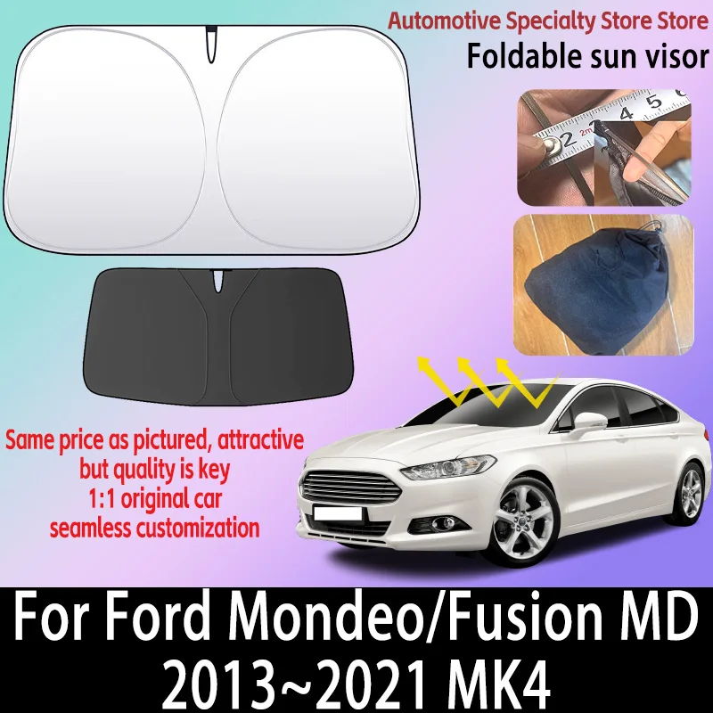 For Ford Mondeo 2013~2021 MK4 Car Front Windshield Sunshade Fold Shade UV Shade Solar Sun Shade Privacy Curtain Car Accessories
For Ford Mondeo 2013~2021 MK4 Car Front Windshield Sunshade Fold Shade UV Shade Solar Sun Shade Privacy Curtain Car Accessories