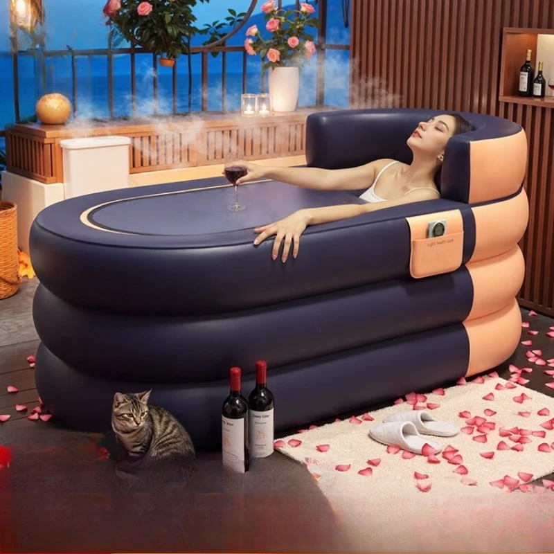 Inflatable bathtub, bath bucket adult household whole body children adults sweat steaming thermal insulation folding bath tub
Inflatable bathtub, bath bucket adult household whole body children adults sweat steaming thermal insulation folding bath tub