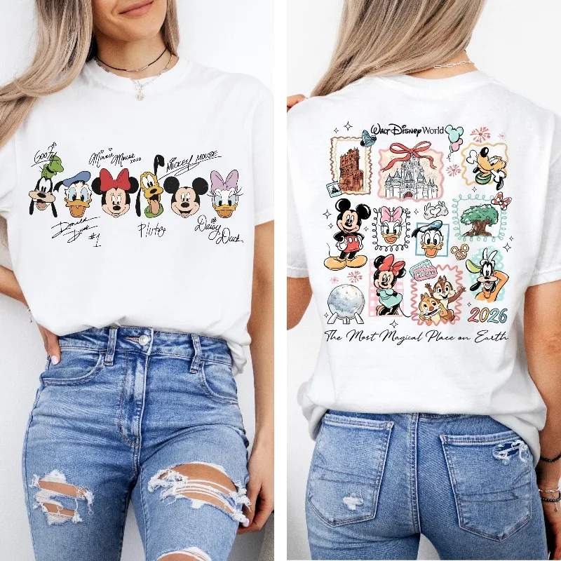 2026 Summer Casual Mickey Minnie Donald Duck Party Comfortable Cotton T-shirt Adults Children Parent Child Couple Sportswear
2026 Summer Casual Mickey Minnie Donald Duck Party Comfortable Cotton T-shirt Adults Children Parent Child Couple Sportswear