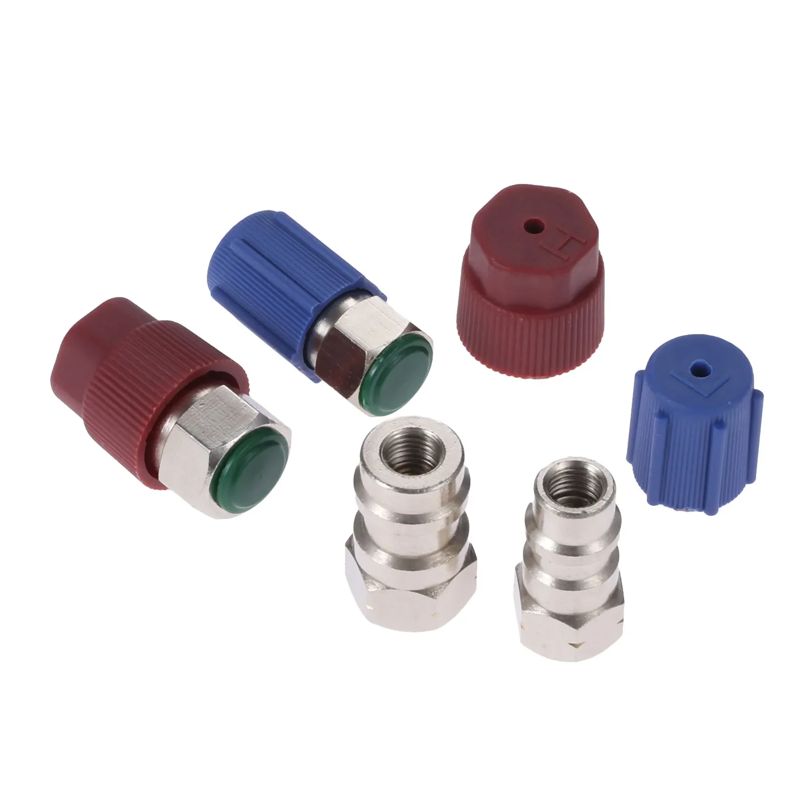 2 Sets R12 R22 to R134A Conversion Adapter Kit, R12 to R134A Retrofit Valve Fitting Kit for A/C Pro Refrigerant
2 Sets R12 R22 to R134A Conversion Adapter Kit, R12 to R134A Retrofit Valve Fitting Kit for A/C Pro Refrigerant