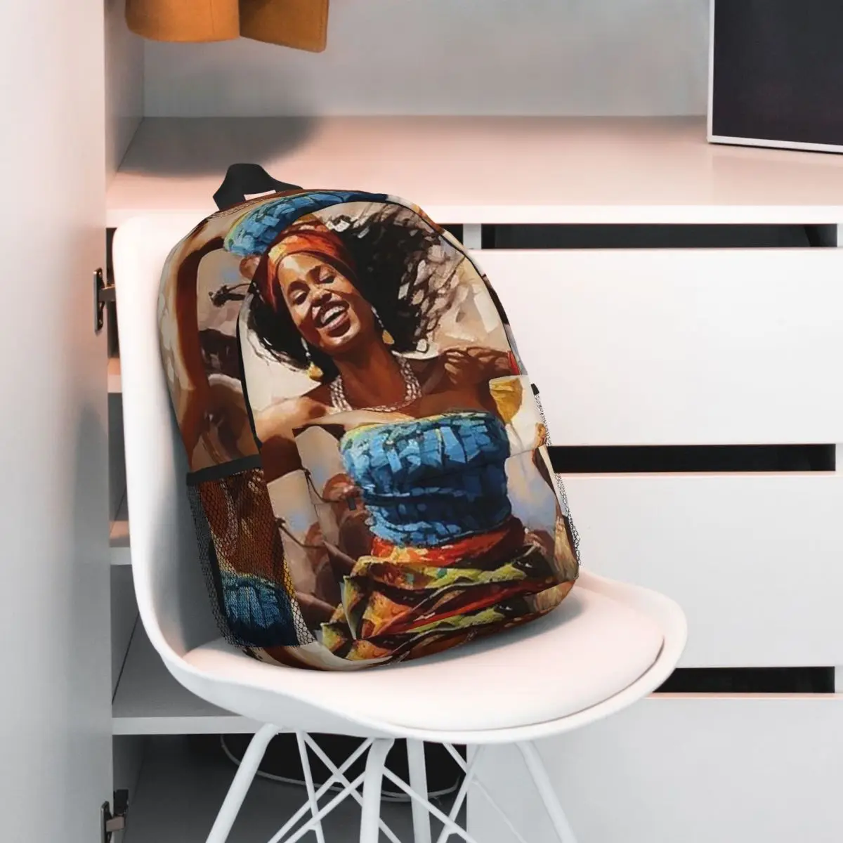 African Woman Dancing Oil Painting Backpack Student BookBag Kids School Bag Computer Shoulder Bags for Boys Girls
African Woman Dancing Oil Painting Backpack Student BookBag Kids School Bag Computer Shoulder Bags for Boys Girls