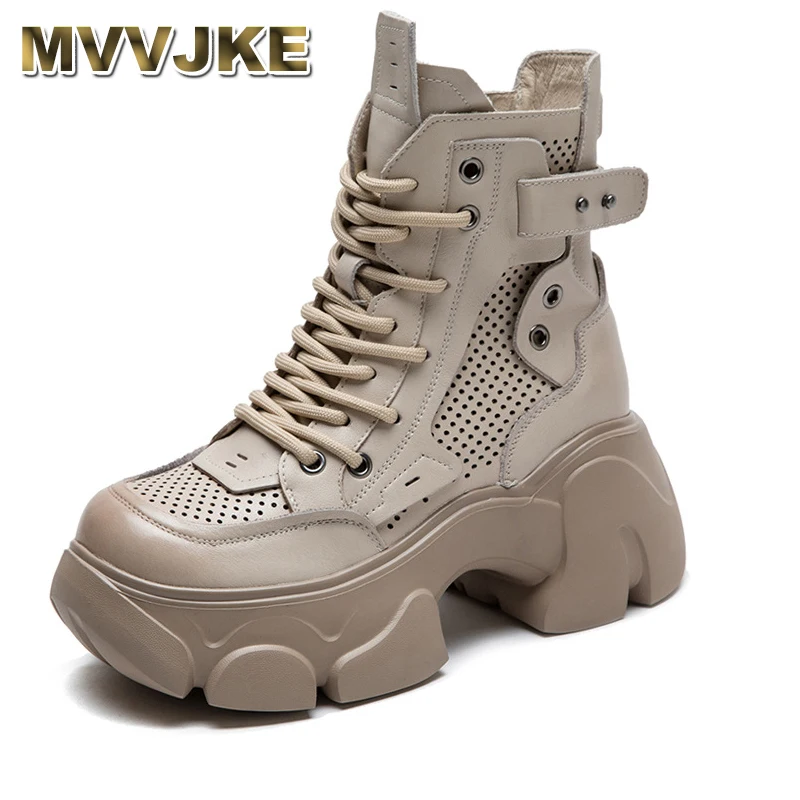 7cm Air Mesh Genuine Leather Boots Chimney Motorcycle Sandals Hollow Ankle Women Moccasins Fashion Summer Booties Shoes
7cm Air Mesh Genuine Leather Boots Chimney Motorcycle Sandals Hollow Ankle Women Moccasins Fashion Summer Booties Shoes