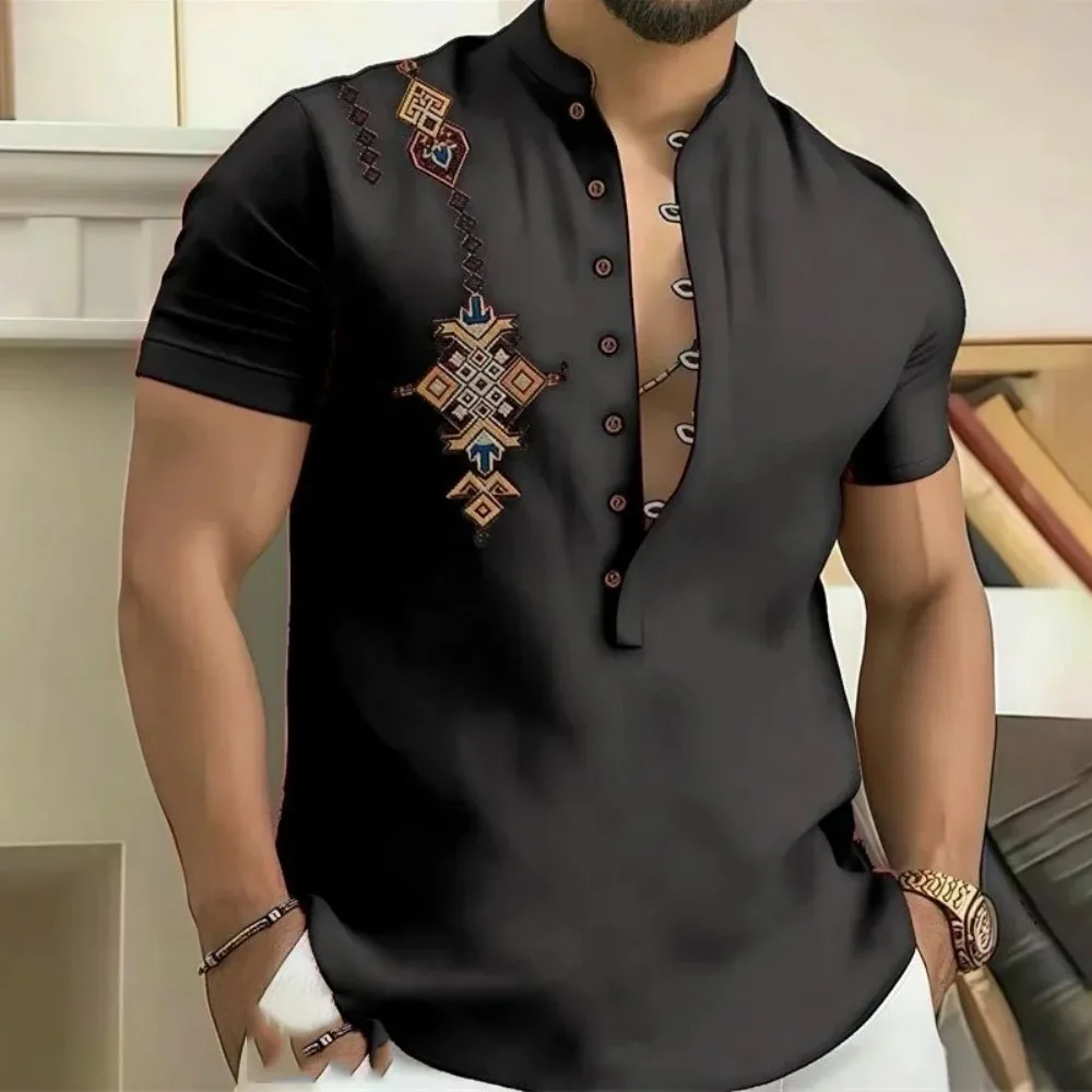Men's tribal print shirts in various colors, high quality men's shirts retro geometric print long sleeve shirts fast shipping
Men's tribal print shirts in various colors, high quality men's shirts retro geometric print long sleeve shirts fast shipping