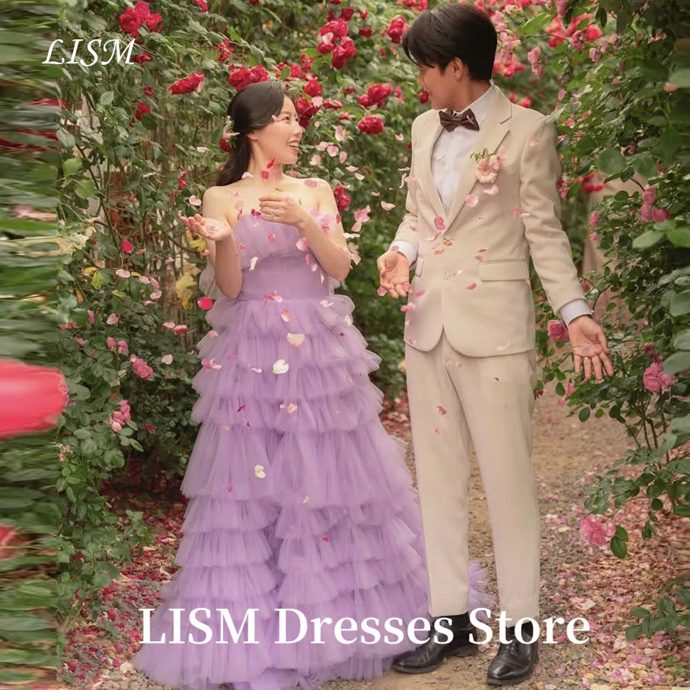 LISM Layered A-Line Korea Wedding Dresses Photo Shoot Tulle Strapless Floor Length Elegant Prom Gowns웨딩드레스 Customized Corsets
LISM Layered A-Line Korea Wedding Dresses Photo Shoot Tulle Strapless Floor Length Elegant Prom Gowns웨딩드레스 Customized Corsets