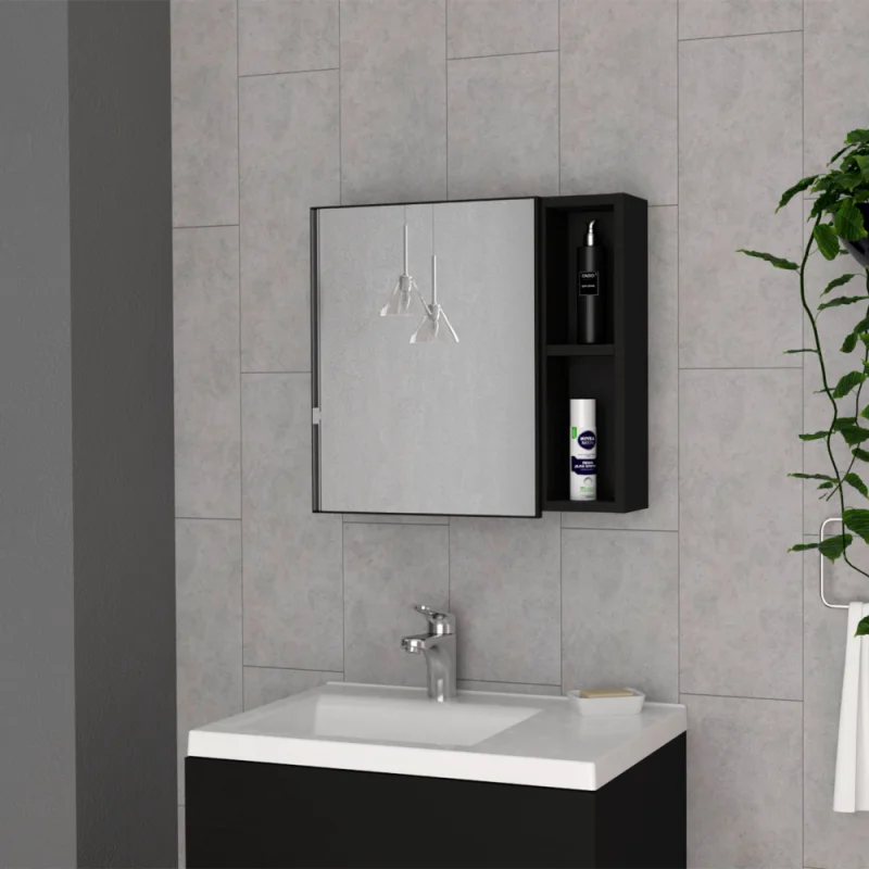 Alixeperss Store Medicine 18H" Single Door Cabinet, Two External Shelves, Three Interior Shelves , Black
Alixeperss Store Medicine 18H" Single Door Cabinet, Two External Shelves, Three Interior Shelves , Black