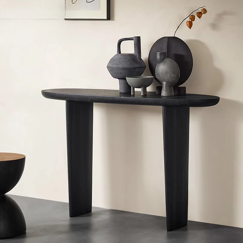 Solid wood entrance table Modern simple corridor side table Light luxury entrance table
Solid wood entrance table Modern simple corridor side table Light luxury entrance table