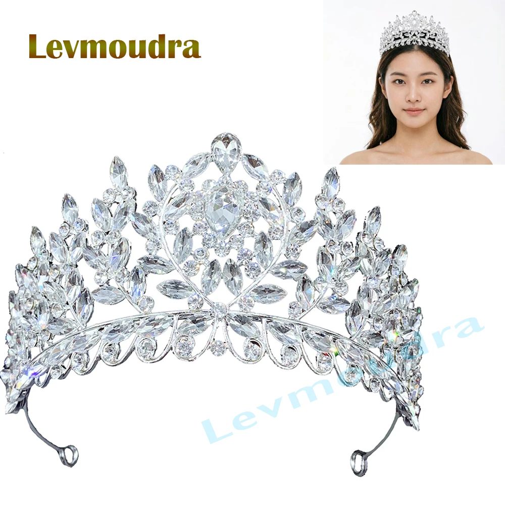 Levmoudra Crown Tiara Rhinestone Wedding Pageant Prom Queen Crystal Headpiece Bridal Crowns
Levmoudra Crown Tiara Rhinestone Wedding Pageant Prom Queen Crystal Headpiece Bridal Crowns