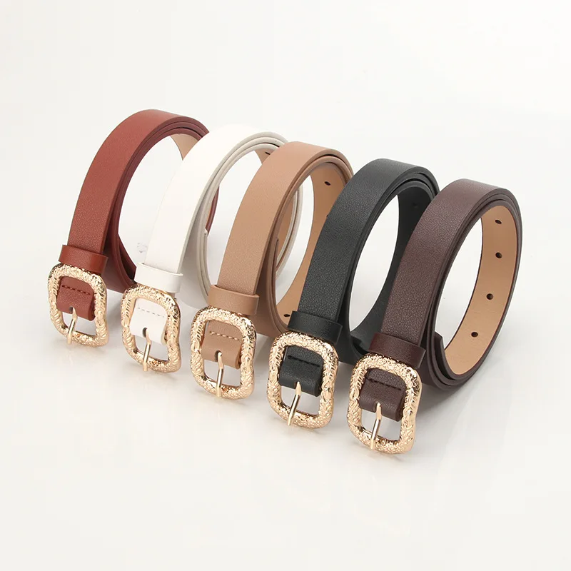 New Fashion Simple Female Tide with Creative Personality Carving Buckle Decorative Female Foreign-style Jeans Belt
New Fashion Simple Female Tide with Creative Personality Carving Buckle Decorative Female Foreign-style Jeans Belt