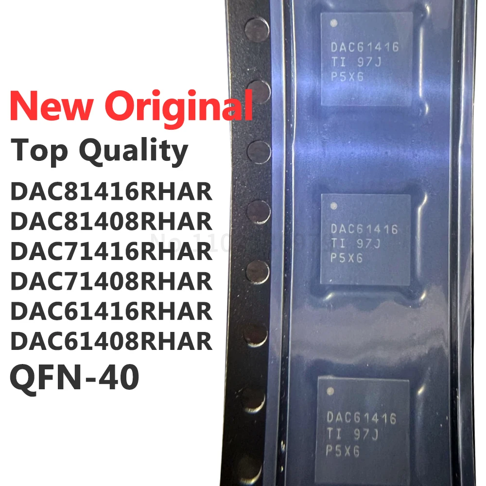 (1 Piece) DAC81416RHAR DAC81408RHAR DAC71416RHAR DAC71408RHAR DAC61416RHAR DAC61408RHAR QFN-40 New Original
(1 Piece) DAC81416RHAR DAC81408RHAR DAC71416RHAR DAC71408RHAR DAC61416RHAR DAC61408RHAR QFN-40 New Original