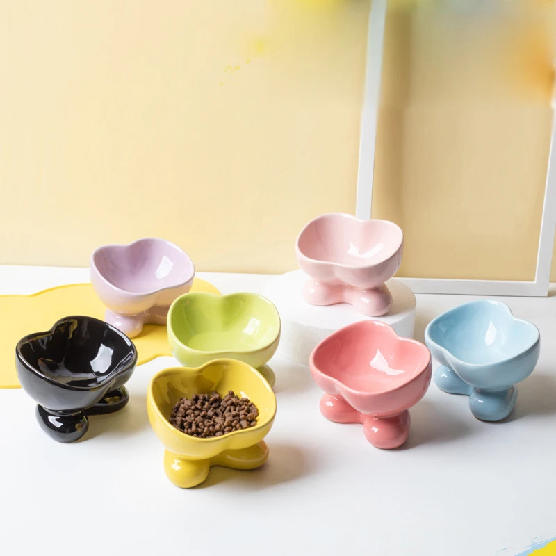 Ceramic Elevated Cat Bowl Protect Cervical Spine Feeder Drinker For Cats Puppy Dog Food Water Snack Raised Cat Bowl Porcelain
Ceramic Elevated Cat Bowl Protect Cervical Spine Feeder Drinker For Cats Puppy Dog Food Water Snack Raised Cat Bowl Porcelain