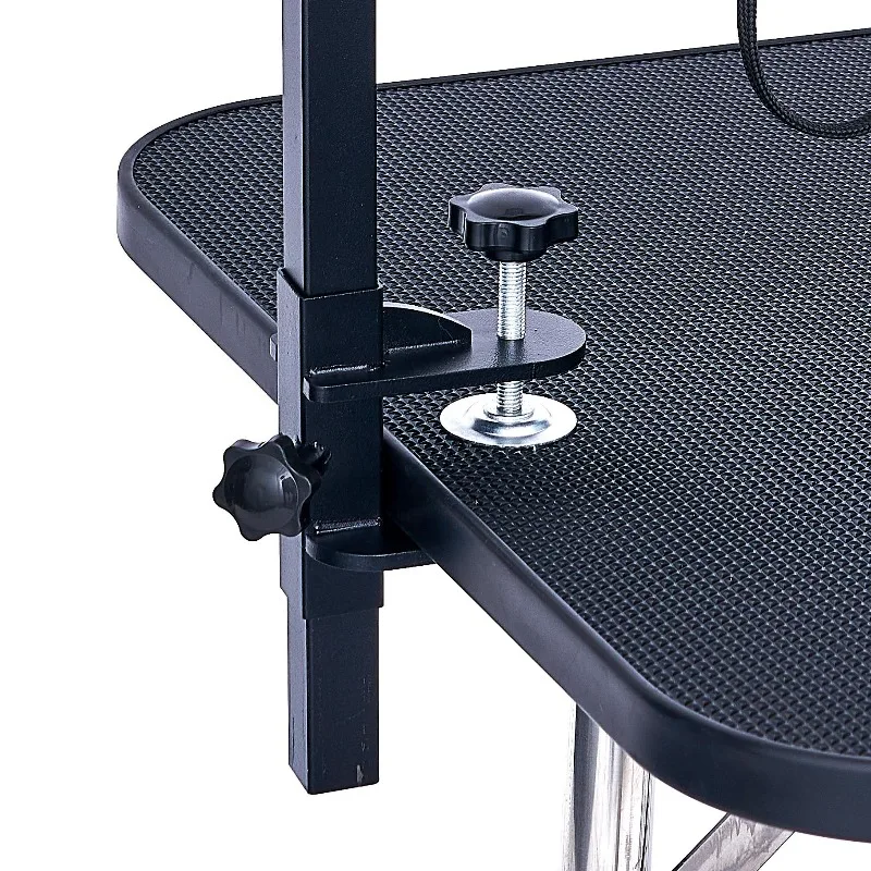 Pet Beauty Table Accessory with Stainless Steel Bracket Pet Grooming Stand Hanging Rod Rope Traction-Fixed Table Clip Arm
Pet Beauty Table Accessory with Stainless Steel Bracket Pet Grooming Stand Hanging Rod Rope Traction-Fixed Table Clip Arm