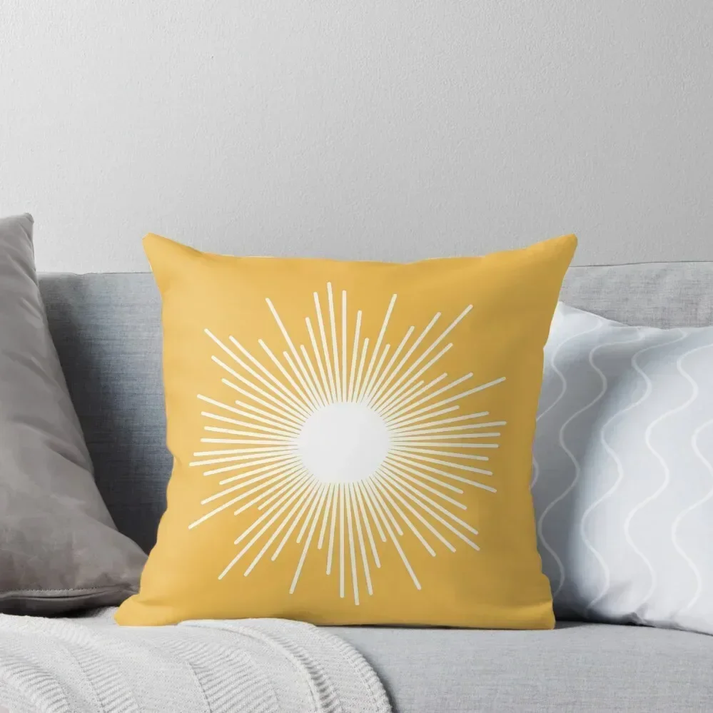 Mid Century Modern Minimalist Sunburst - Retro Sun in Marigold Mustard and White Throw Pillow Decorative Cushion Cover pillow
Mid Century Modern Minimalist Sunburst - Retro Sun in Marigold Mustard and White Throw Pillow Decorative Cushion Cover pillow