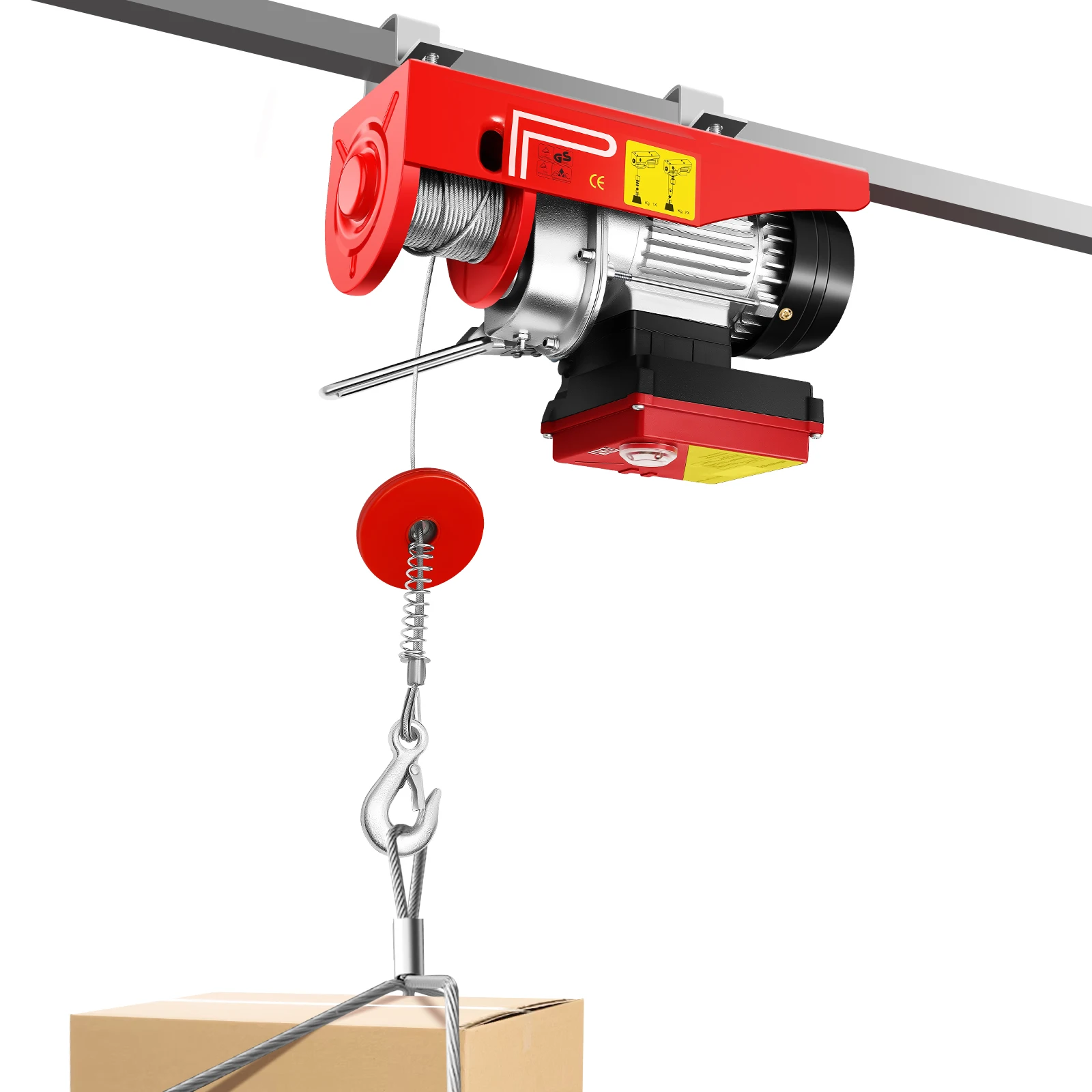440LBS Electric Hoist With Wireless Remote Control Steel Electric Lift For Lifting In Factories, Warehouses, Construction Site
440LBS Electric Hoist With Wireless Remote Control Steel Electric Lift For Lifting In Factories, Warehouses, Construction Site