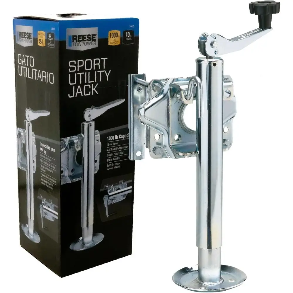 Круглый опорный домкрат для прицепа, боковое крепление, 1000 фунтов. Грузоподъемность, Topwind, крепление на болтах, ход 10 дюймов
Круглый опорный домкрат для прицепа, боковое крепление, 1000 фунтов. Грузоподъемность, Topwind, крепление на болтах, ход 10 дюймов