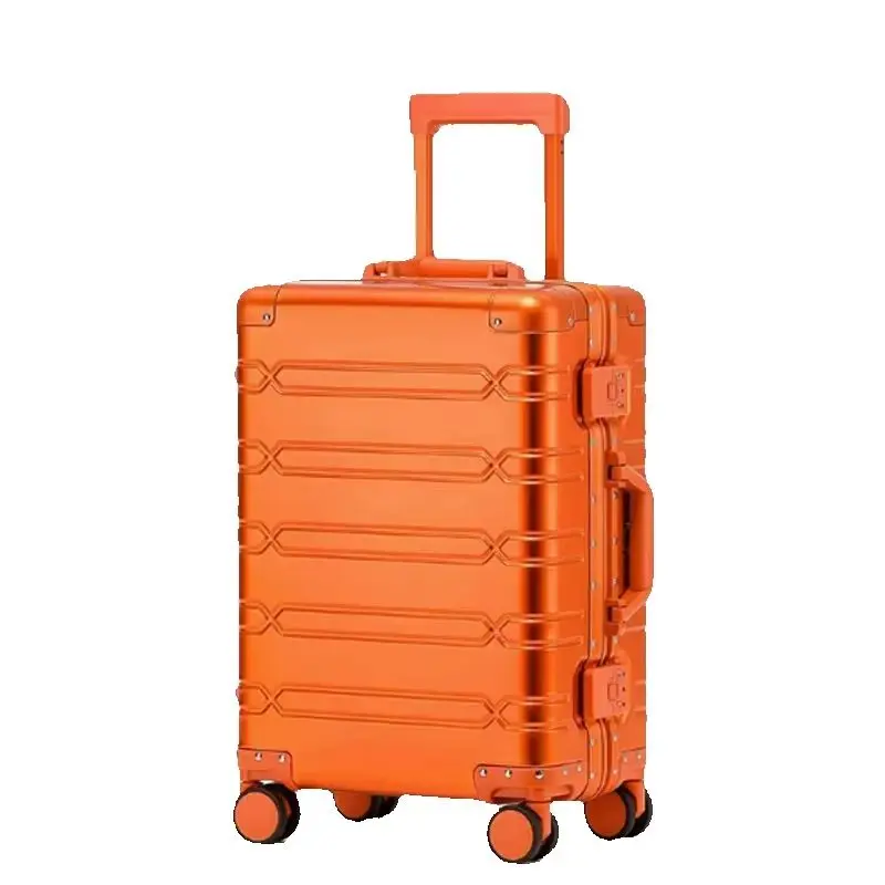 100% Aluminum-magnesium Suitcase 29 inch Large Capacity Metal Luggage Travel Trolley case 20 inch Carry-On Suitcase TSA Lock
100% Aluminum-magnesium Suitcase 29 inch Large Capacity Metal Luggage Travel Trolley case 20 inch Carry-On Suitcase TSA Lock