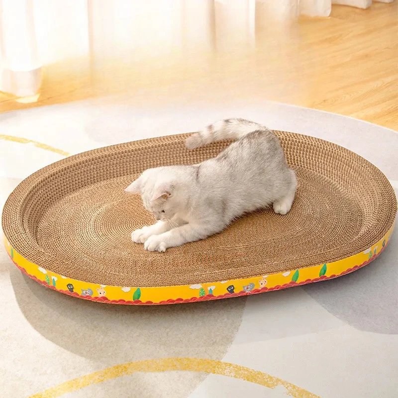 Cat Scratching Board Cat Nest Integrated Round Oval Wear-resistant and Scratch-resistant Corrugated Cat Toys Are Universal
Cat Scratching Board Cat Nest Integrated Round Oval Wear-resistant and Scratch-resistant Corrugated Cat Toys Are Universal
