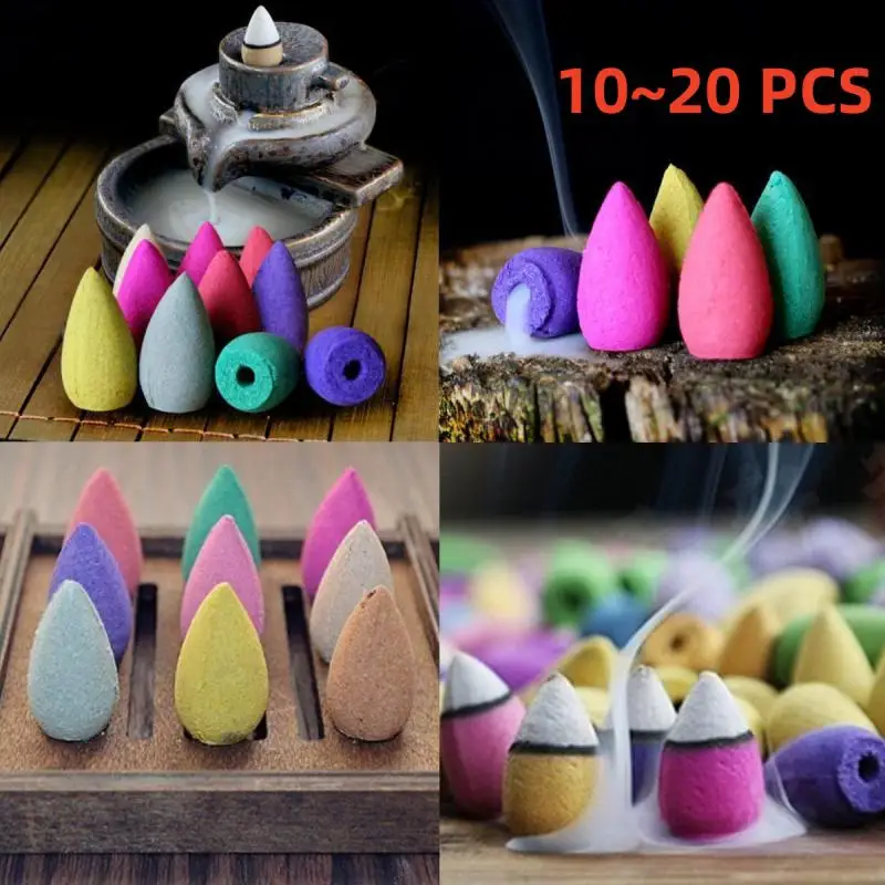 10~20PCS Mixed Natural Reflux Tower Incense Smoke Cone Sandalwood Air Purifying Freshener Tea Room Yoga Meditatio Supplies
10~20PCS Mixed Natural Reflux Tower Incense Smoke Cone Sandalwood Air Purifying Freshener Tea Room Yoga Meditatio Supplies