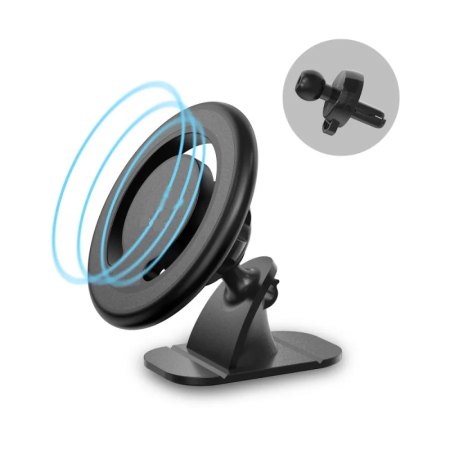 2-in-1 Magnetic Car Phone Mount Kit Vent and Dashboard Mount 360° Swivel Universal Fit Black
2-in-1 Magnetic Car Phone Mount Kit Vent and Dashboard Mount 360° Swivel Universal Fit Black