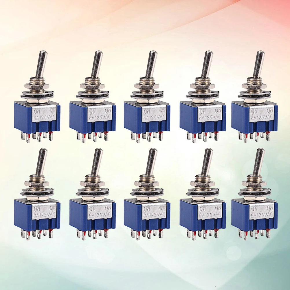 30pcs Toggle Switch Sky-blue Selector Low High Voltage Circuit Lights Motors Thermoplastic Compact Installation Oil Resistant
30pcs Toggle Switch Sky-blue Selector Low High Voltage Circuit Lights Motors Thermoplastic Compact Installation Oil Resistant