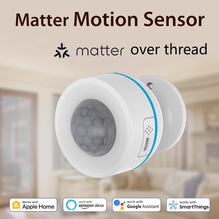 Homekit Интеллектуальный инфракрасный PIR-датчик человека Matter Thread USB/батарея двойной источник питания поддерживает Alexa/Google/SmartThings
Homekit Интеллектуальный инфракрасный PIR-датчик человека Matter Thread USB/батарея двойной источник питания поддерживает Alexa/Google/SmartThings