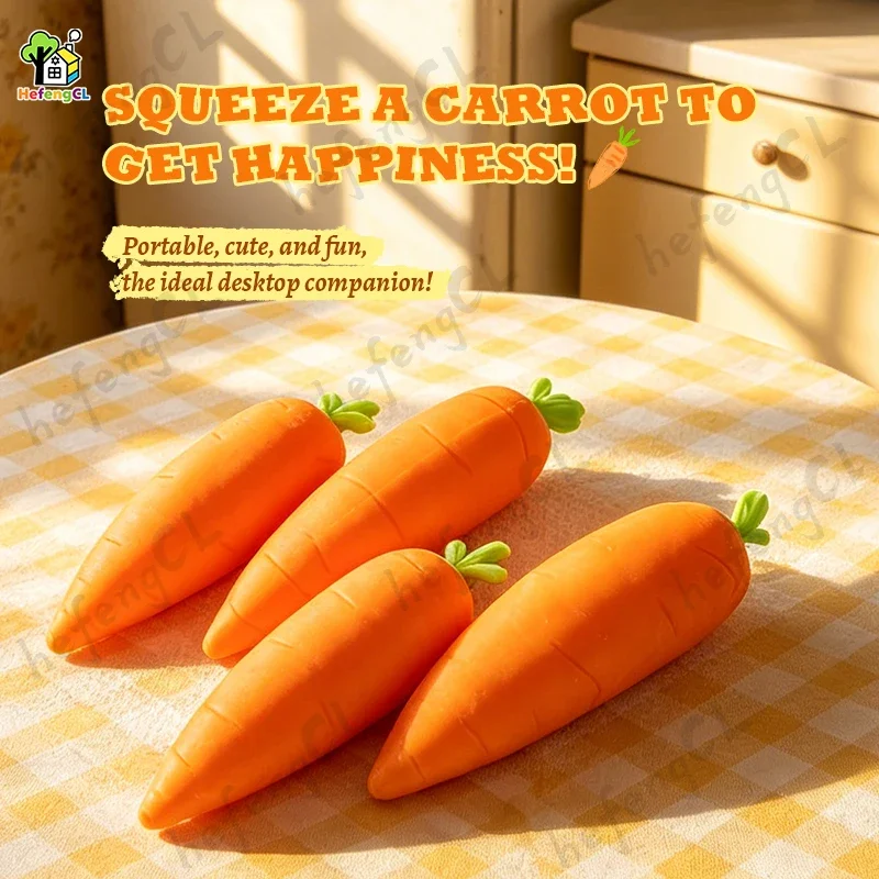 TPR Soft Large Simulation Carrot Squeeze Toy Stress Relief Decompression Fidget Sensory Kids Gift
TPR Soft Large Simulation Carrot Squeeze Toy Stress Relief Decompression Fidget Sensory Kids Gift