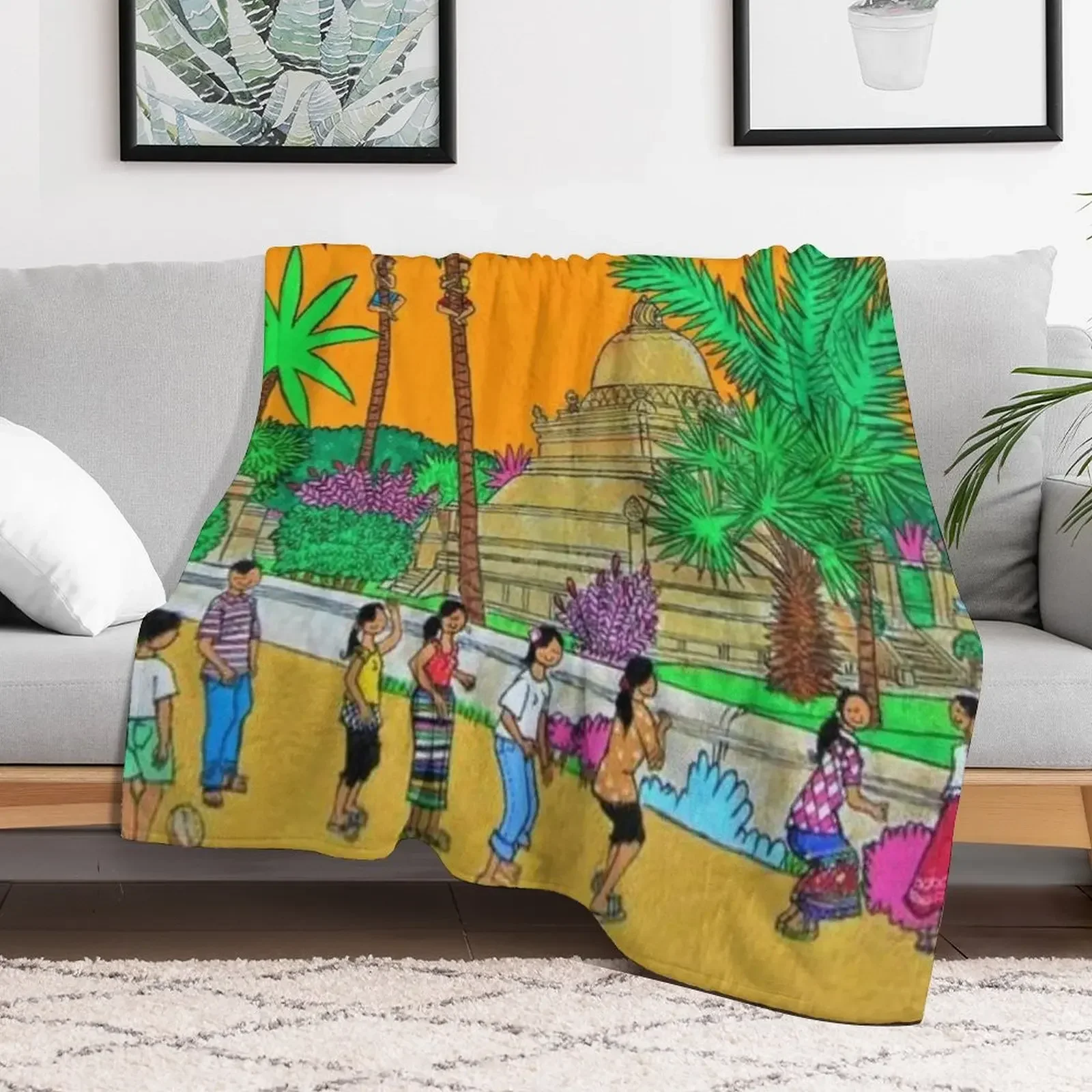Kids playing around Wat Takmao, Laos Throw Blanket Personalized Gift Plaid on the sofa Heavy Winter beds Blankets
Kids playing around Wat Takmao, Laos Throw Blanket Personalized Gift Plaid on the sofa Heavy Winter beds Blankets