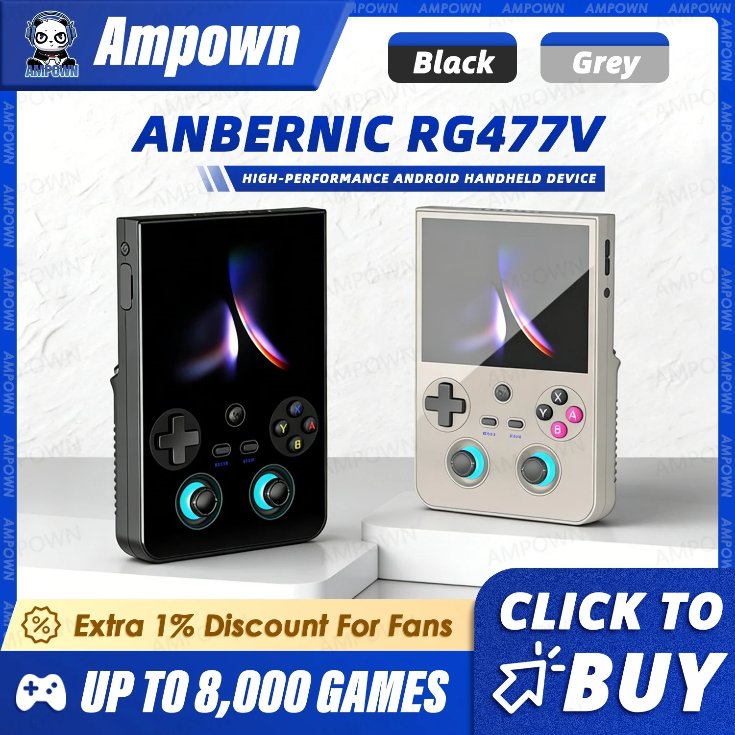 RG477V Handheld Game Console 4.7'' LTPS 120Hz Touchscreen Dimensity 8300 Android 14 27W Fast Charging AI Video Game Player Gifts
RG477V Handheld Game Console 4.7'' LTPS 120Hz Touchscreen Dimensity 8300 Android 14 27W Fast Charging AI Video Game Player Gifts